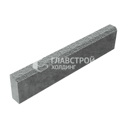 Камень бортовой БР 100.20.8, серый с гранитной крошкой, полный окрас